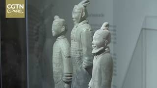 Tres guerreros de terracota se exhibirán en el Museo Metropolitano de Lima