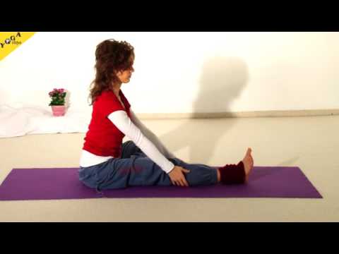 Vorwärtsbeuge - halbe Vorwärtsbeuge - Praktische Anleitung (Auszug aus einer Yoga Anfängerstunde)