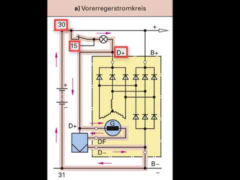 Der Vorerregerstromkreis. Designed by H. G. Fritz jr.