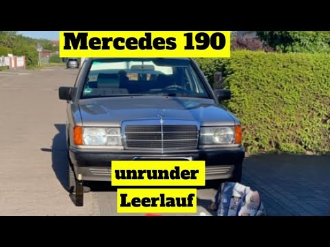 Mercedes W201 190 unrunder Leerlauf// Die häufigste Ursache 