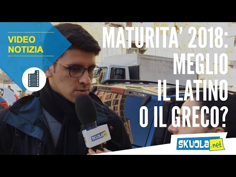 Materie Maturità 2018: meglio il latino o il greco?