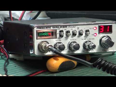 President Walker Limited  CE MultiNorm CB Radio - On The Air test