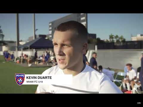 Kevin Duarte - Miami FC U19 - a lifetime experience