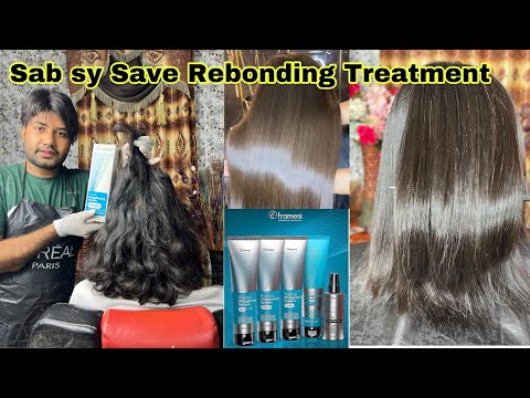 How To:Framesi Straightening System Step-by-step// Framesi Rebounding Method by SS Salon/Smoothening
