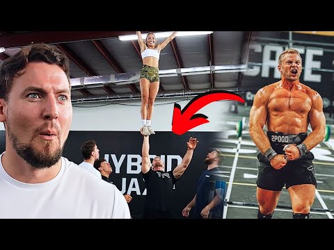 PRO CROSSFIT ATHLETE TRIES CHEER ft. Dallin Pepper