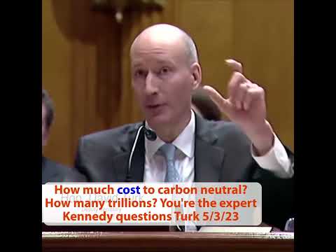 Q: How Much Will It Cost To Get U.S. Carbon Neutral? How Many Trillions? You're The Expert