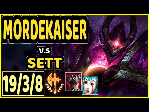 IMPACT (MORDEKAISER) vs SETT - 19/3/8 KDA TOP CHALLENGER GAMEPLAY - NA