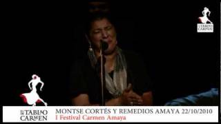 Montse Cortés y Remedios Amaya en el Festival Carmen Amaya