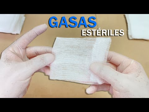 Part of a video titled How to Prepare Sterile Gauze – Easy - YouTube