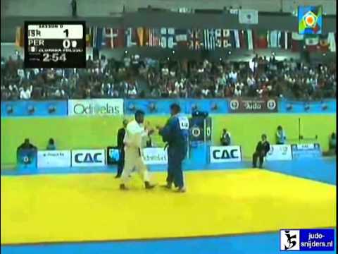 Judo 2012 World Cup Lisbon Men: Sasson (ISR) - Zegarra Presser (PER) [+100kg] bronze