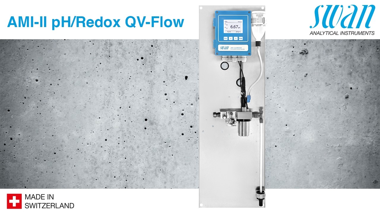 Máy phân tích Swan AMI-II pH/Redox QV-Flow (Tiếng Việt)