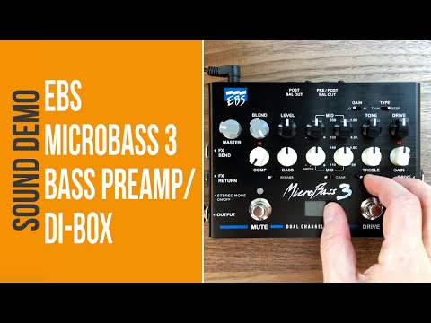 EBS MicroBass 3 Bass Preamp - AS NEW image 2