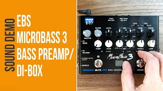 Video thumbnail for EBS Microbass 3 - Sound Demo (no talking) by Bass Bonedo