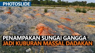 Download lagu Sungai Gangga di India Jadi Kuburan Massal Dadakan mp3