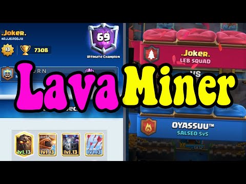 OYASSUU hate this deck 👈 Best Lava hound Miner  clash Royale