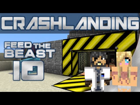 Minecraft - Crash Landing (Modded Survival!) #10 | City Raid Fail!!
