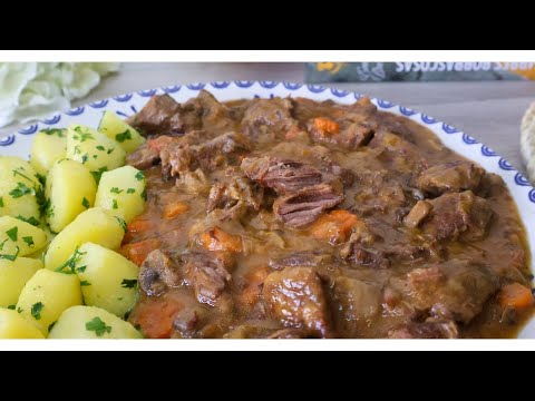 🍽 CARNE GUISADA de la abuela: con champiñones y salsa espesa