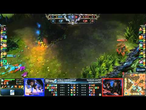 League of Legends IEM World Championship Grandfinals CJF vs CJB {game 1}