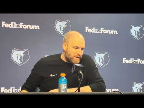 10-30-24 Memphis Grizzlies Coach Taylor Jenkins Postgame Interview