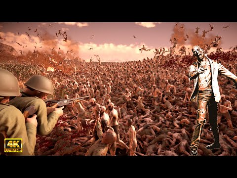 DEFEND THE CITY! WW2 vs 1 MILLION ZOMBIE | Ultimate Epic Battle Simulator 2 - UEBS 2