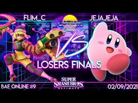 Baecation Online #9 - SSBU Singles - Flim_C (Min Min) vs. Jejajeja (Kirby) - Losers Finals