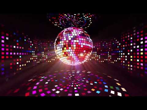 Spinning Pink Colorful  Disco Ball Vj Loop - Disco Ball Animation Party Background