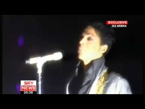 PRINCE Live at the O2 Arena London 21st Sept 2007 SKY NEWS