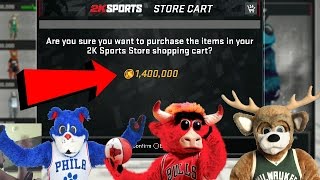 I spent 1.4 MILLION ON MASCOTS! SuperStar 3 live reaction! NBA2K17 MyPark