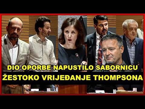 NEVIĐENE SCENE: Orešković žestoko izvrijeđala Thompsona,  oporba napustila sabor
