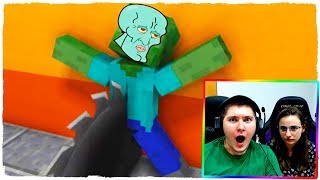 ¡SHORT LIFE CHALLENGE EN MINECRAFT! - ANIMACIÓN ESCUELA DE MONSTRUOS (VIDEO REACCIÓN)