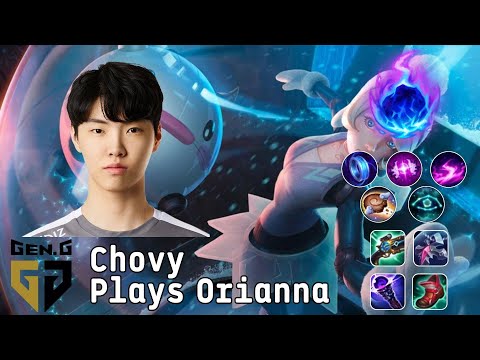 Gen.G MID Chovy Plays Orianna | Watch a Pro Rank Without Downtime