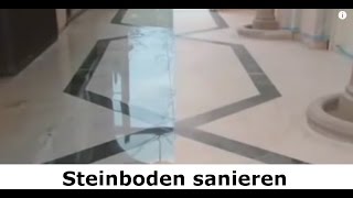 Steinboden sanieren und Steinboden reinigen in Berlin vom Stein-Doktor
