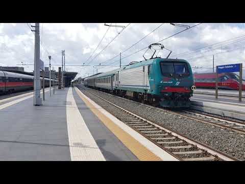 Treno Regionale+Locomotore E464.035 Regionale 5556 Cosenza-Reggio di Calabria Centrale