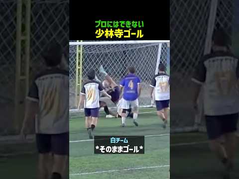 プロにはできない少林寺ゴール