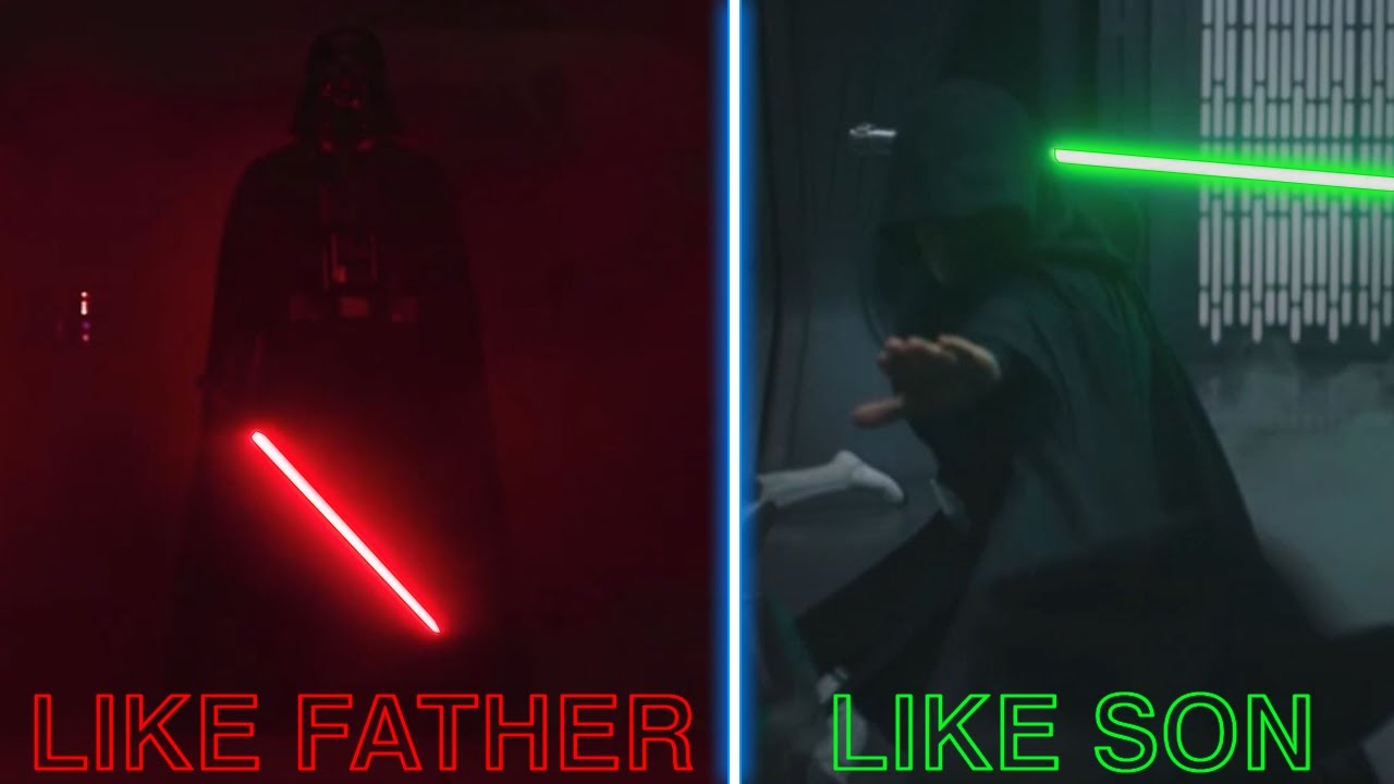 Like Father, Like Son - Star Wars Luke & Vader Hallway Edit