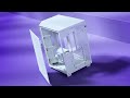 NZXT H6 Flow RGB kompiuterio korpusas, Mid-Tower, ATX, su 3 RGB ventiliatoriais, baltas (CC-H61FW-R1)