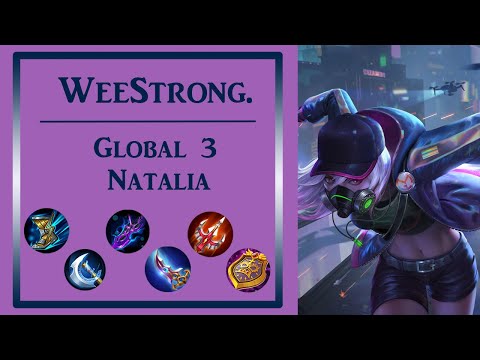 Sneaky Support Natalia | Top 3 Global Natalia by ONIC WeeStrong. | Cyber Spectre | Mobile Legends