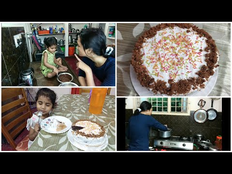 Making Cream Cake🎂 with My Neice 💜 Fun Vlog😂