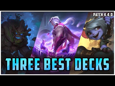 3 BEST Decks for Climbing Early Patch 4.4 - LoR Meta Report