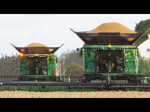 John Deere X9 1100 - S690 - S790 Harvesting Wheat | Big Harvest 2025