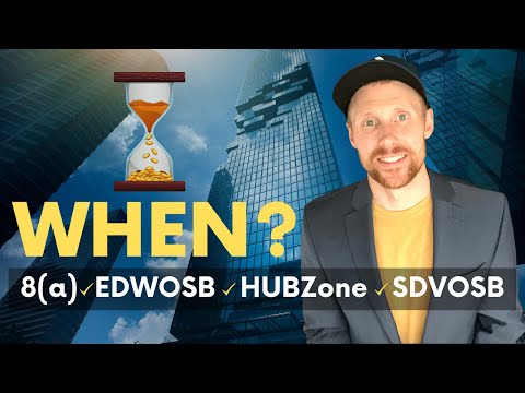 When to REALLY Apply For Federal Contracting Set-Asides like 8a, WOSB, HUBZone and SDVOSB