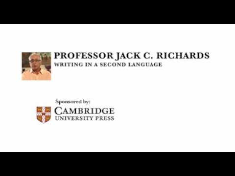 Professor Jack C. Richards - Writing in a second language