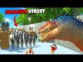 SHINCHAN and CHOP JURASSIC STREET vs AMAAN-T in Animal Revolt Battle Simulator | ARBS