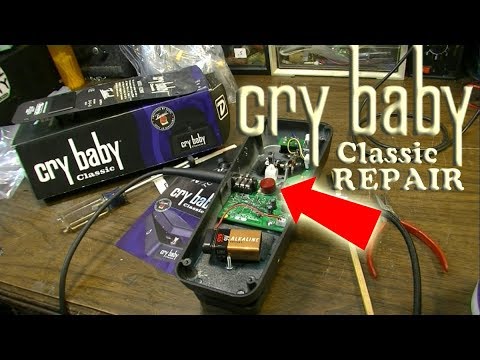 Repair & Demo: Dunlop Crybaby Classic Wah (GCB-95F Fasel Inductor)