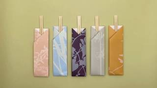 『100枚レターブック』活用術 ｜ 箸袋のつくり方/Let's make crafts with "100 Writing and Crafting Paper"｜Chopstick Sleeve