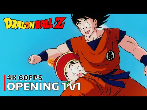 Dragon Ball Z - Opening 1 v1 (Cha-La Head-Cha-La) | 4K 60FPS Creditless | Outdated | Subtitles