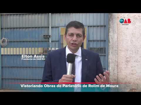 Vistoria à obra do Parlatório de Rolim de Moura – 16.09.2021