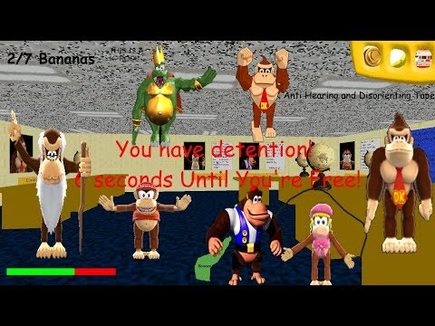 Donkey Kong Basics In Banana's & Gaming [Baldi Mod]