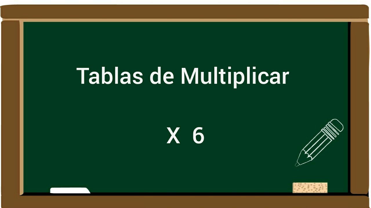 Tabla de Multiplicar por 6