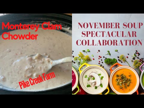 Monterey Clam Chowder Recipe from Old Fisherman's Grotto-November Soup Spectacular #WOTD
